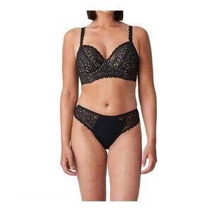 NEW TWIST i do longline bra in black